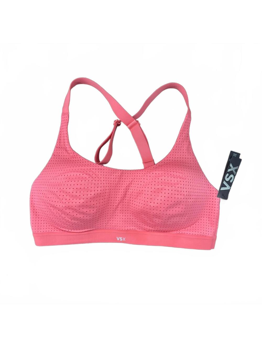 NWT VSX Lightweight Mesh 2.0 Sports Bra Pink Island Size M